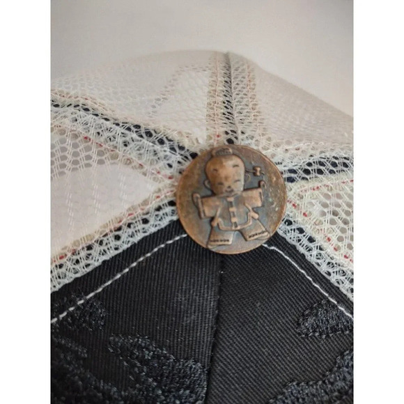 Ciano Farmer Baseball Hat Asian Embroidery Mesh Snapback Truckers Samurai - Picture 3 of 15